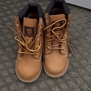 Timberland Kids Brown Lace-Up Boots